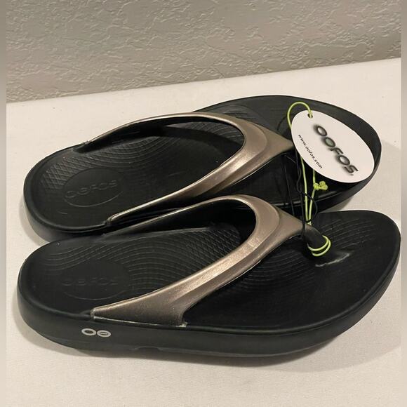 OOFOS OOlala Sandals Latte - US Women's 6 EU 37 - Picture 3 of 7